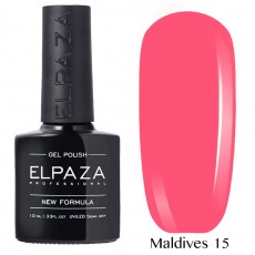 Гель-лак Elpaza Neon Collection неоновая серия 10мл MALDIVES 15